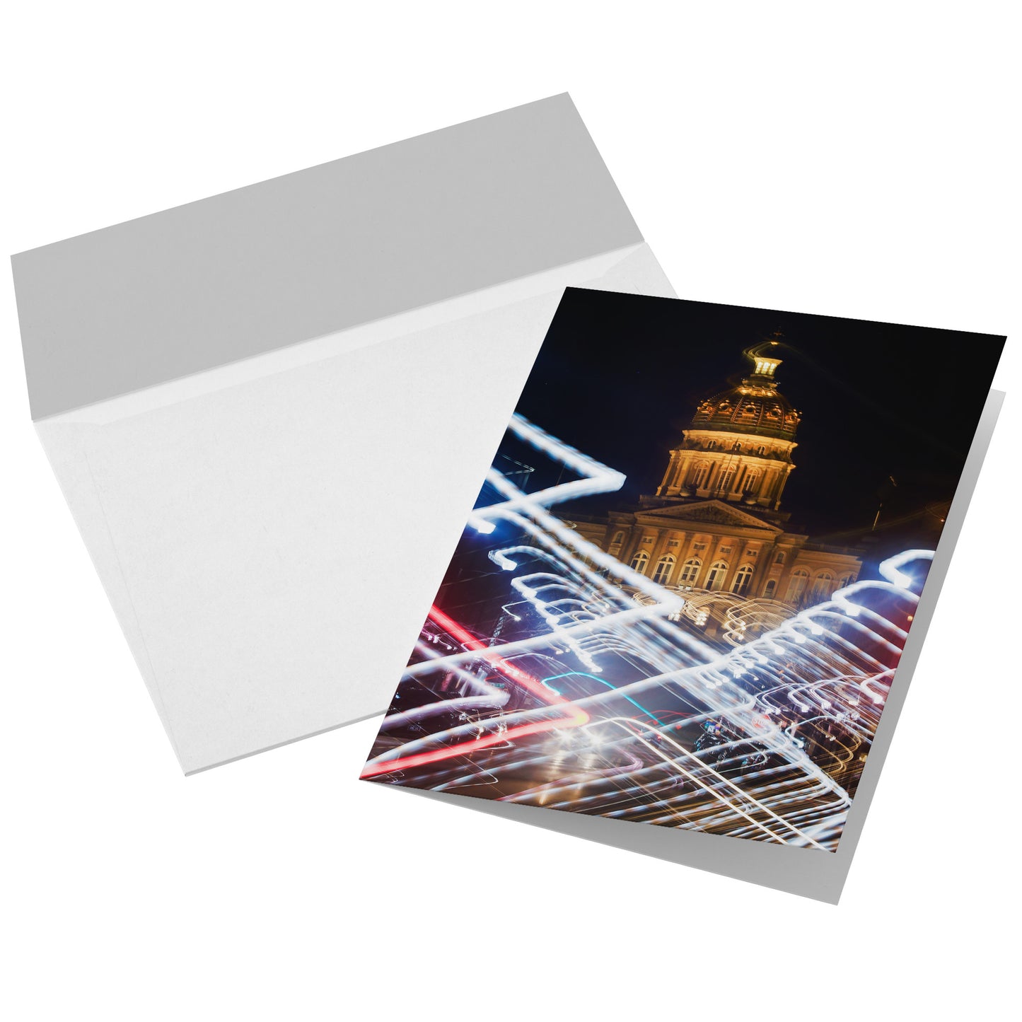 Folded Card V - Capitol Lights