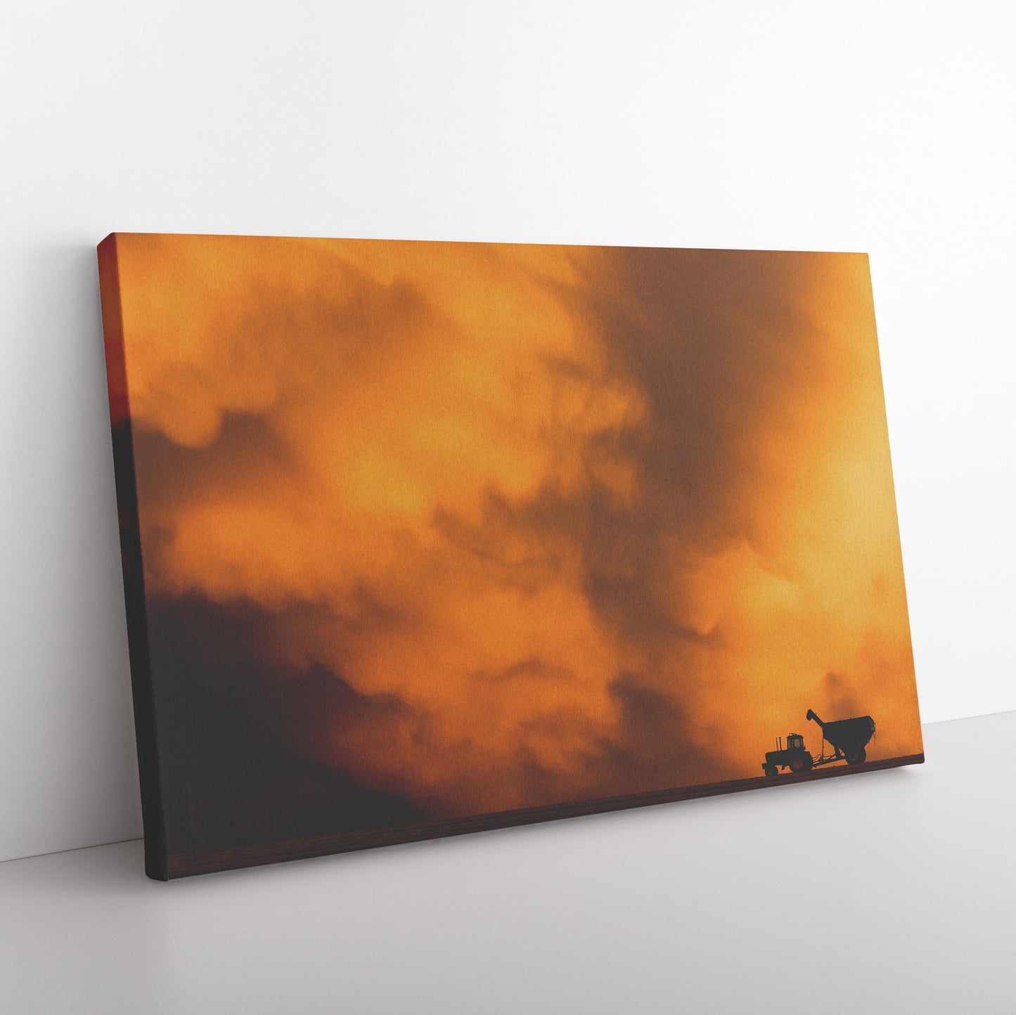 Wrapped Canvas Print - Farm Sunset