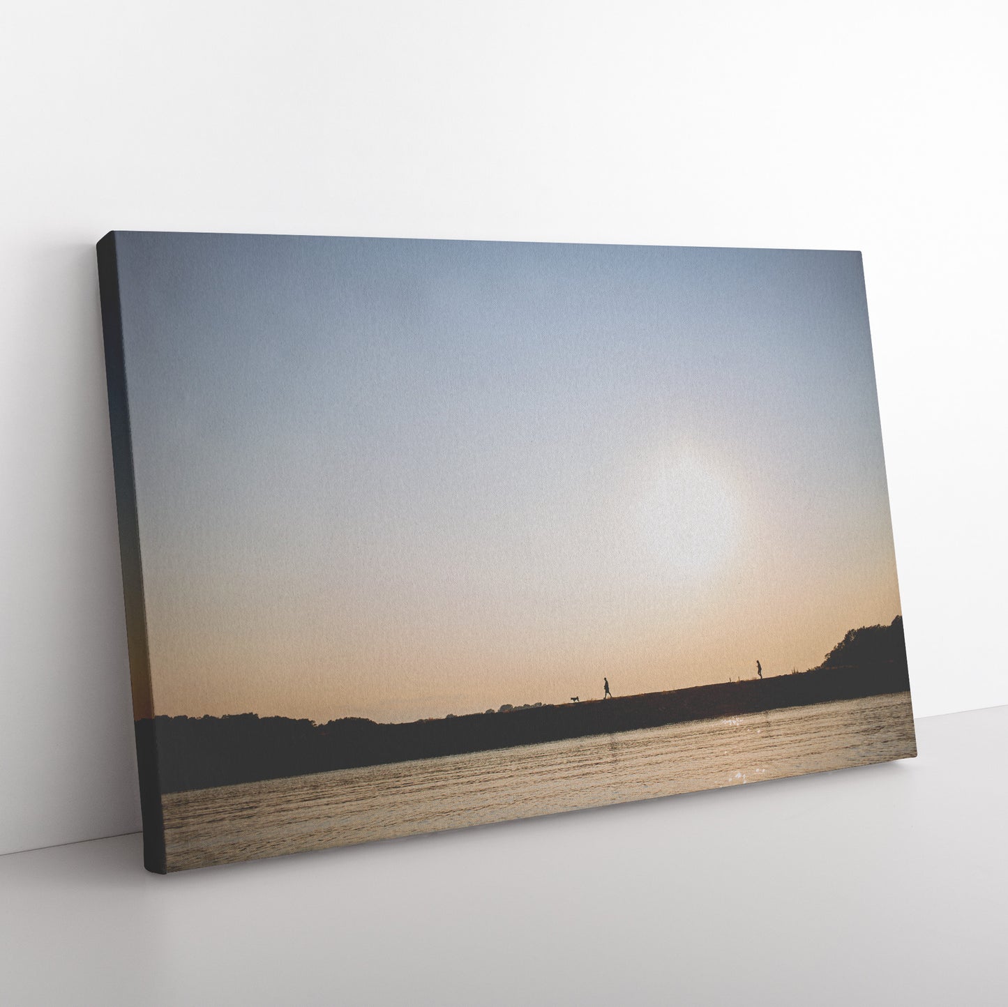 Wrapped Canvas Print - Lake Sunset