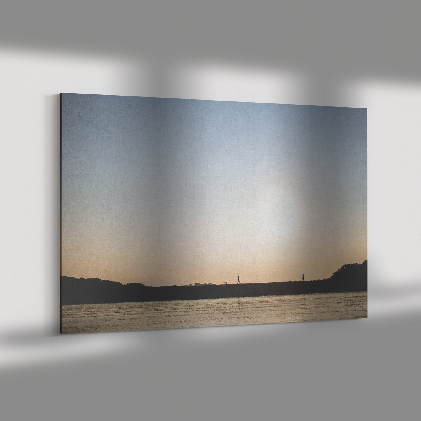 Wrapped Canvas Print - Lake Sunset
