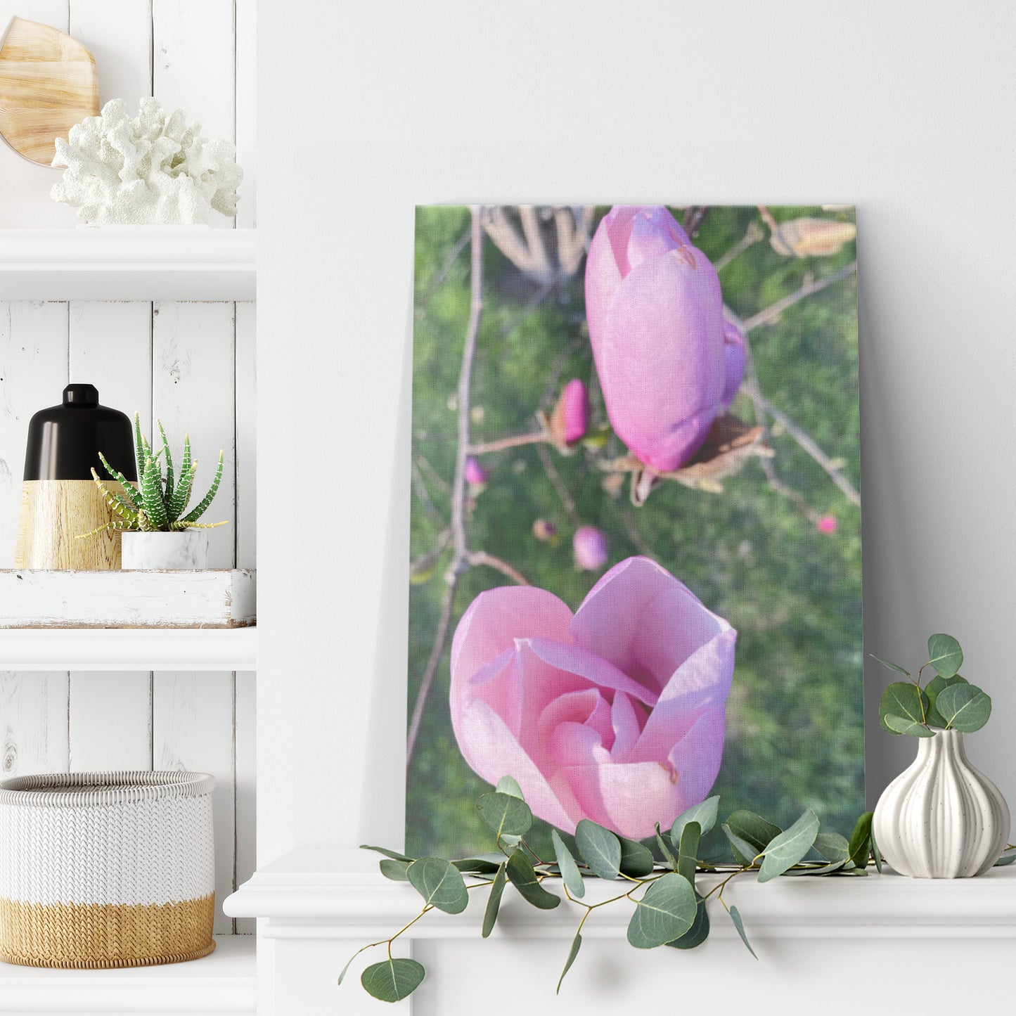 Wrapped Canvas Print - Rosebuds