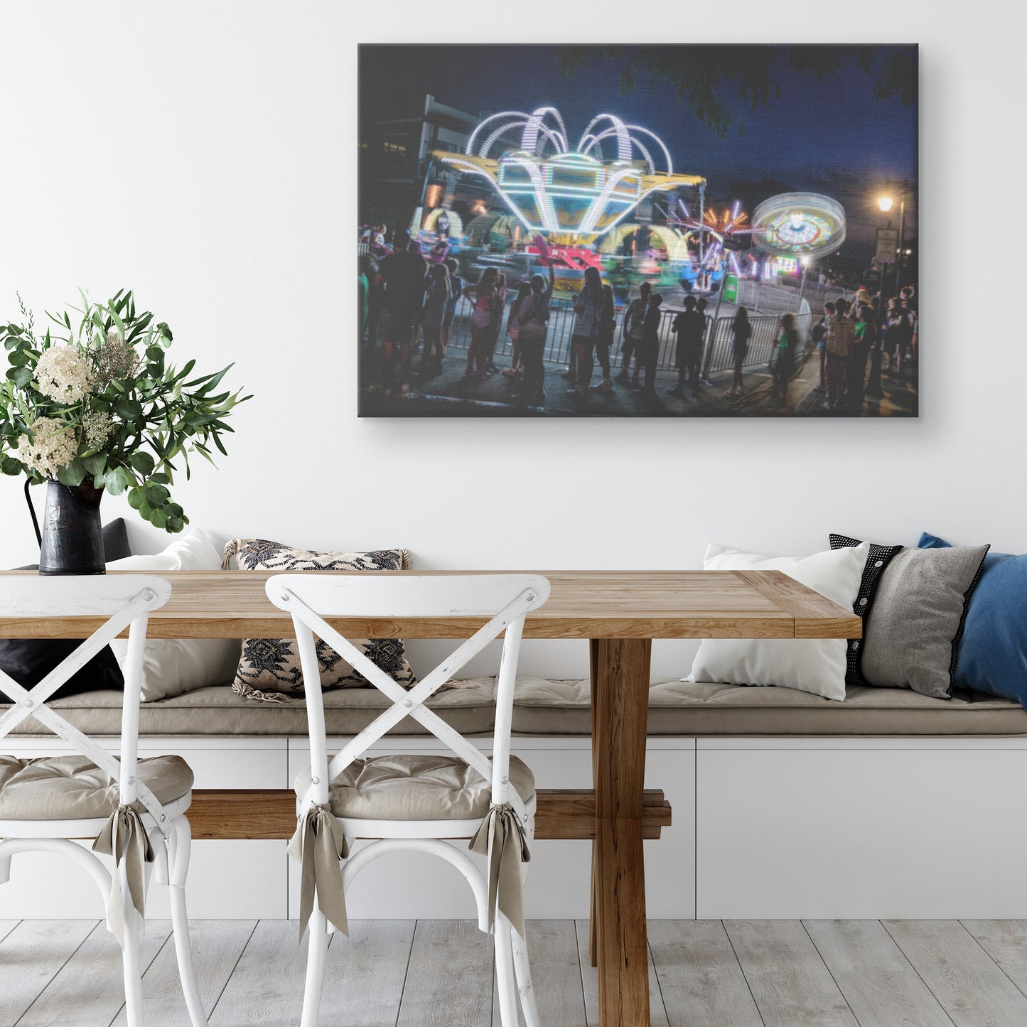 Wrapped Canvas Print - Summer Nights
