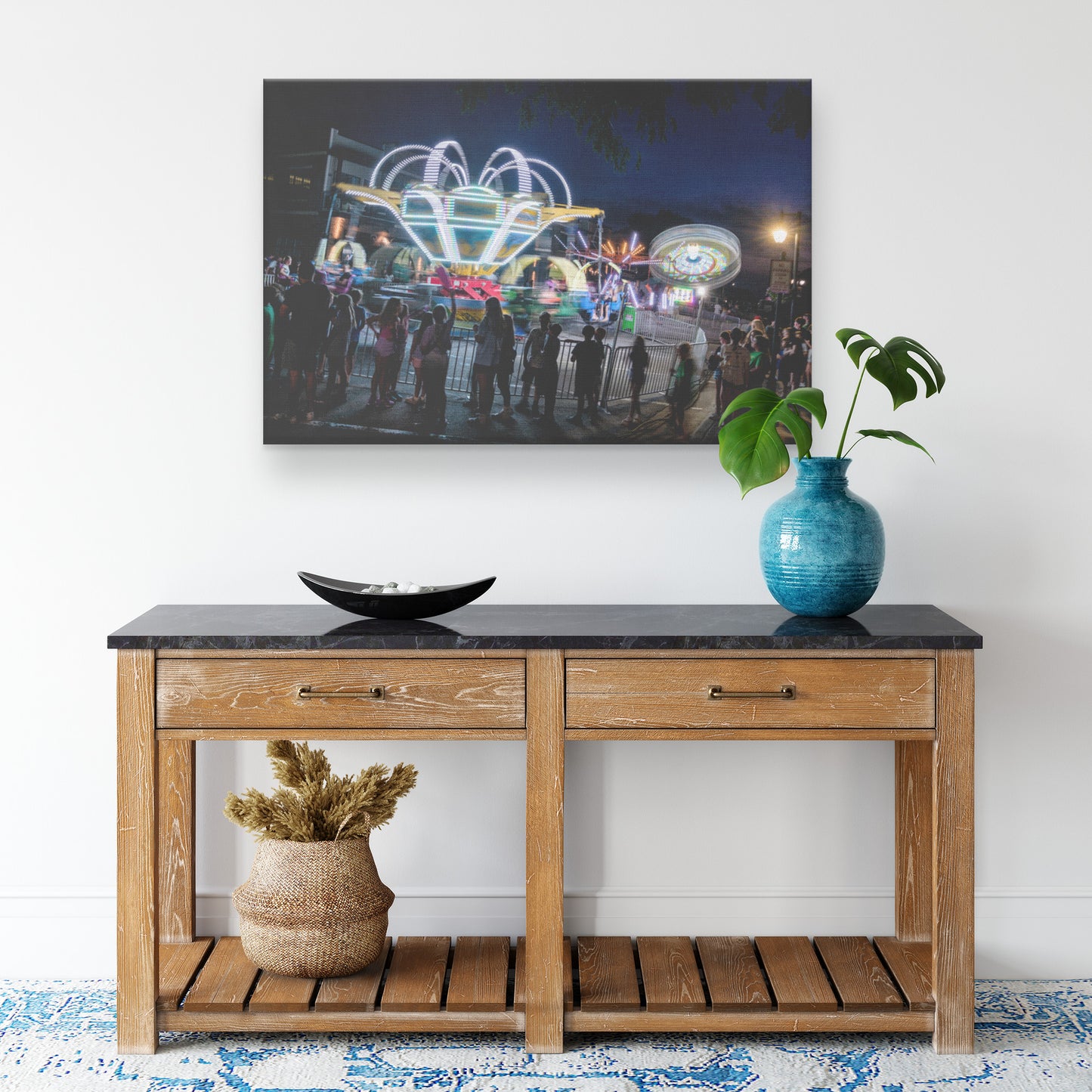 Wrapped Canvas Print - Summer Nights