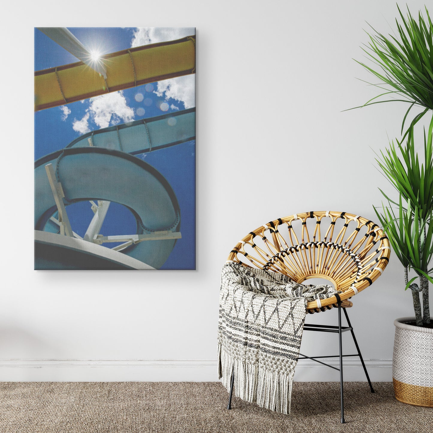 Wrapped Canvas Print - Sunburst