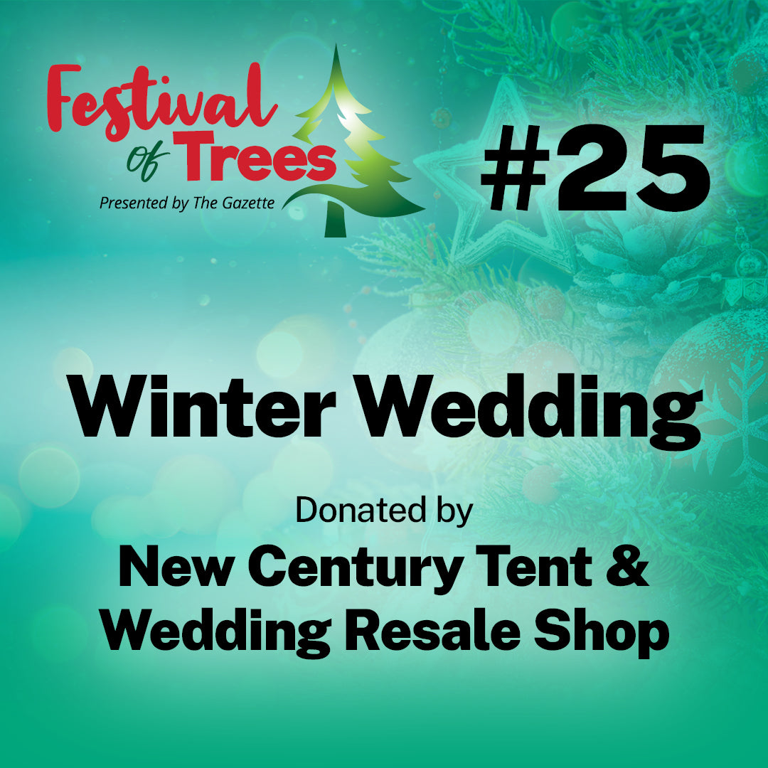 7.5ft. Tree #25: Winter Wedding