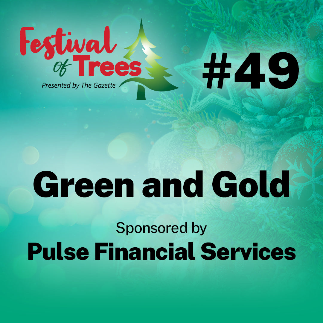 7.5ft. Tree #49: Green and Gold