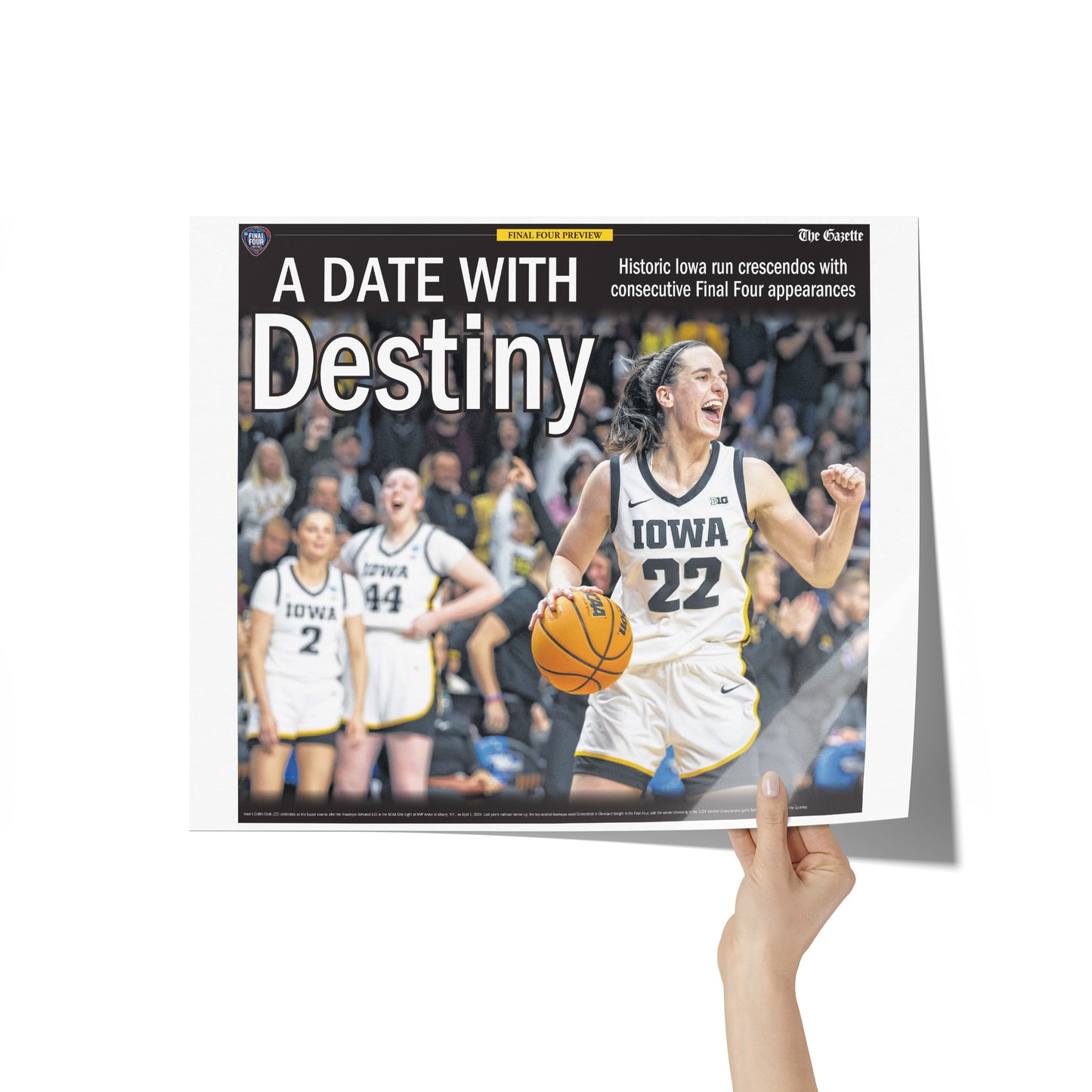 Date with Destiny: Gazette Reprint Poster, White