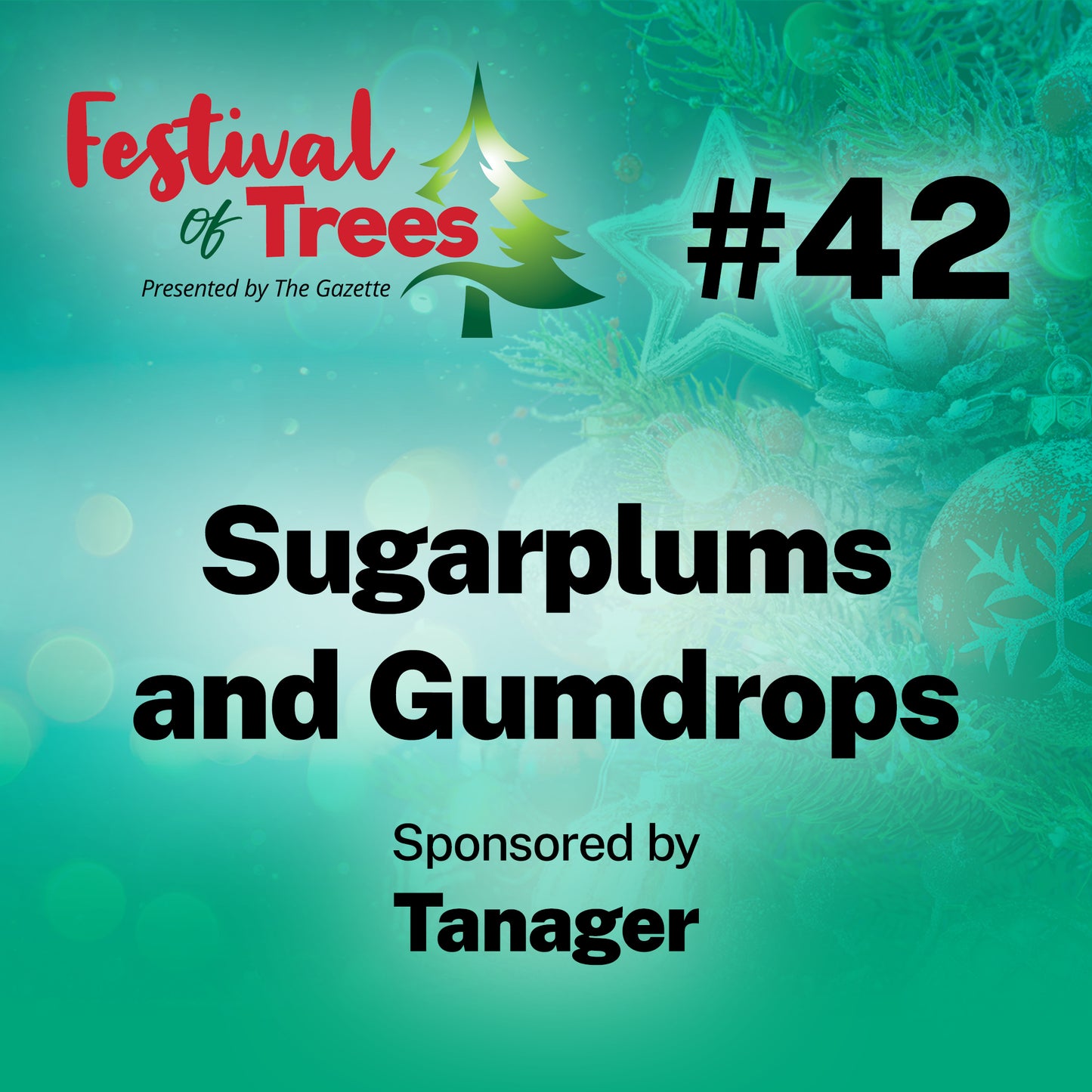 7ft. Tree #42: Sugarplums and Gumdrops