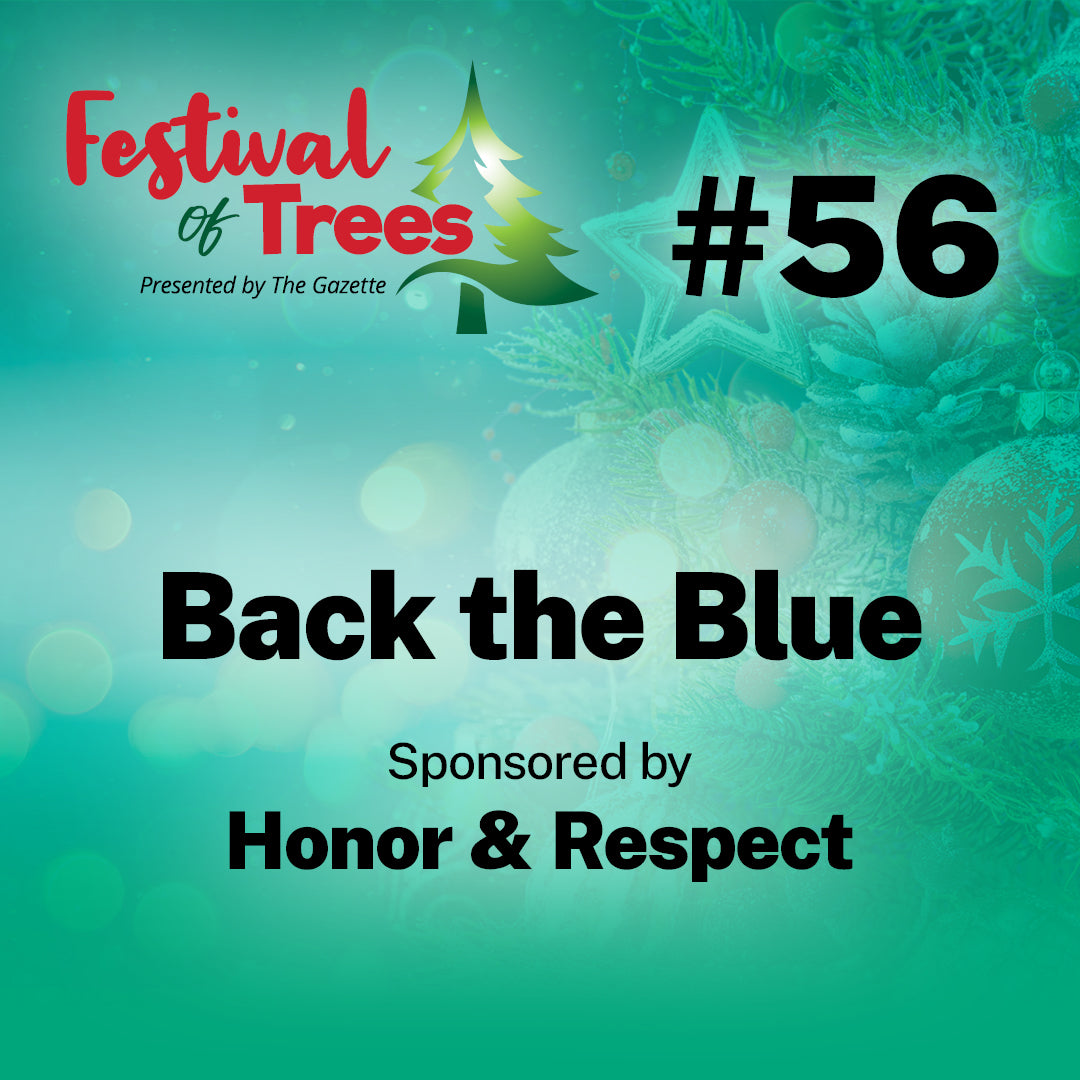 7.5ft. Tree #56: Back the Blue