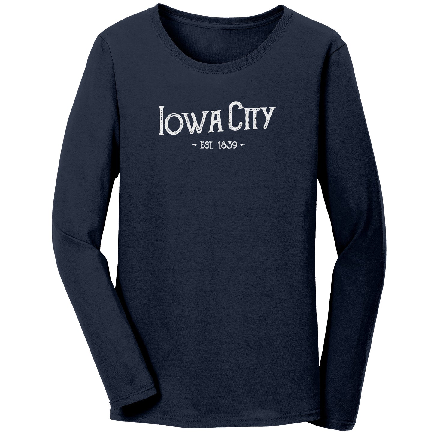 Iowa City Jersey Long Sleeve Women's T-Shirt
