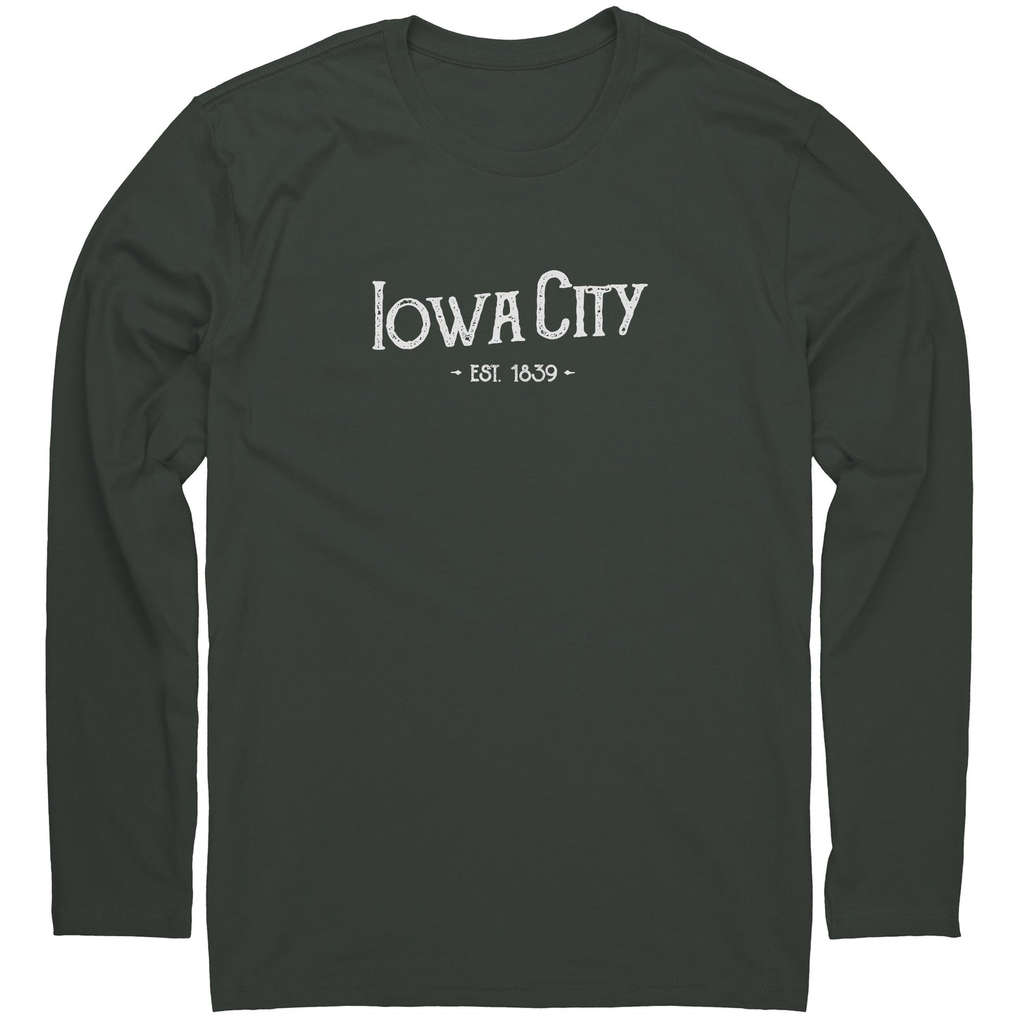 Iowa City Long Sleeve Men's Shirt