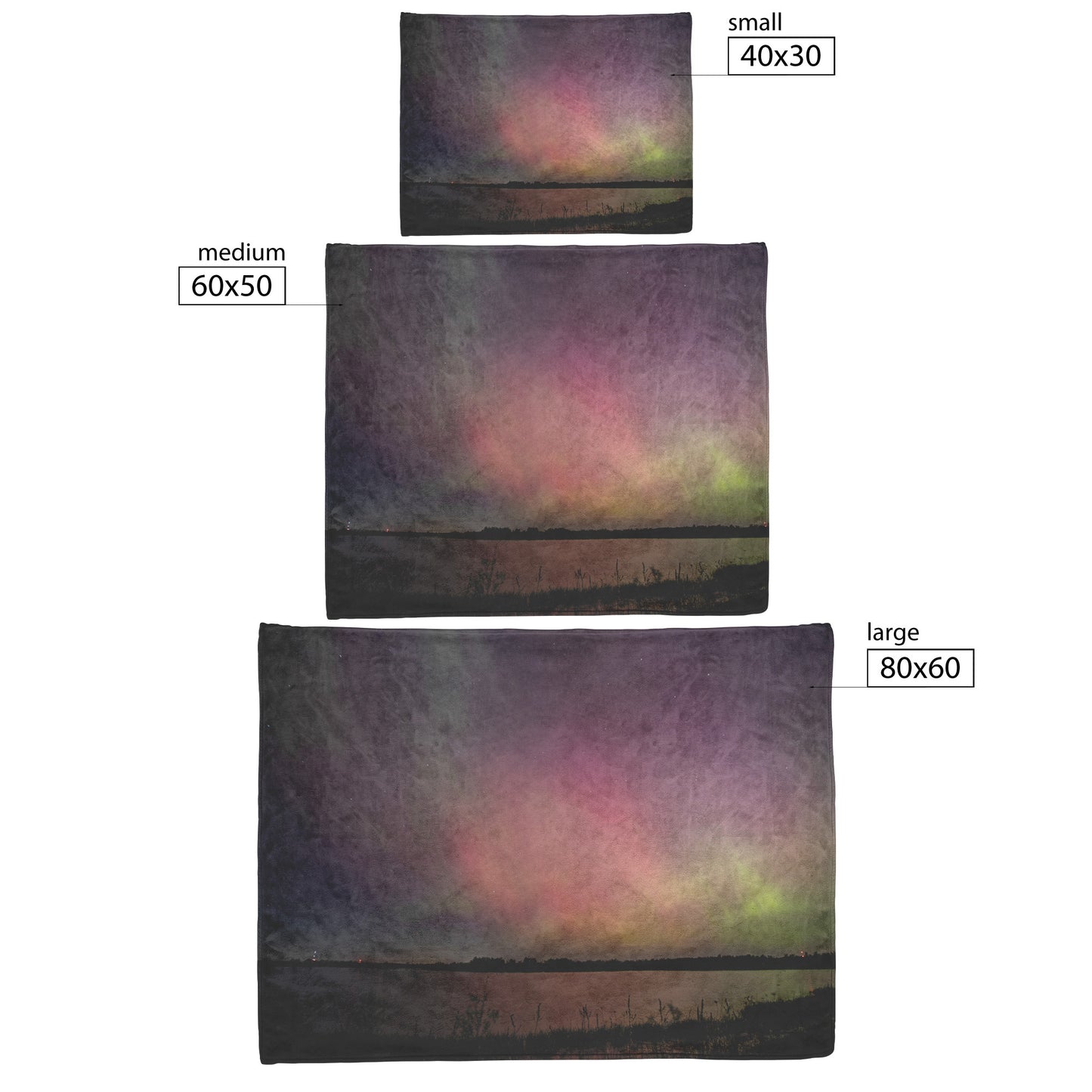 Northern Lights Fleece Blanket