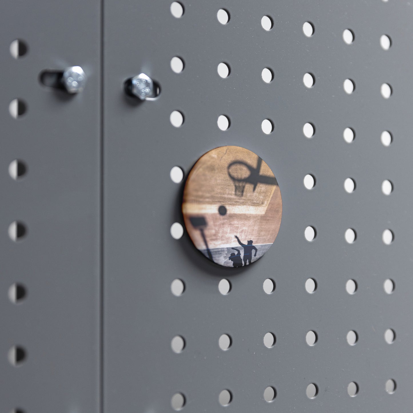 Round Button Magnet - Flipping Perspectives