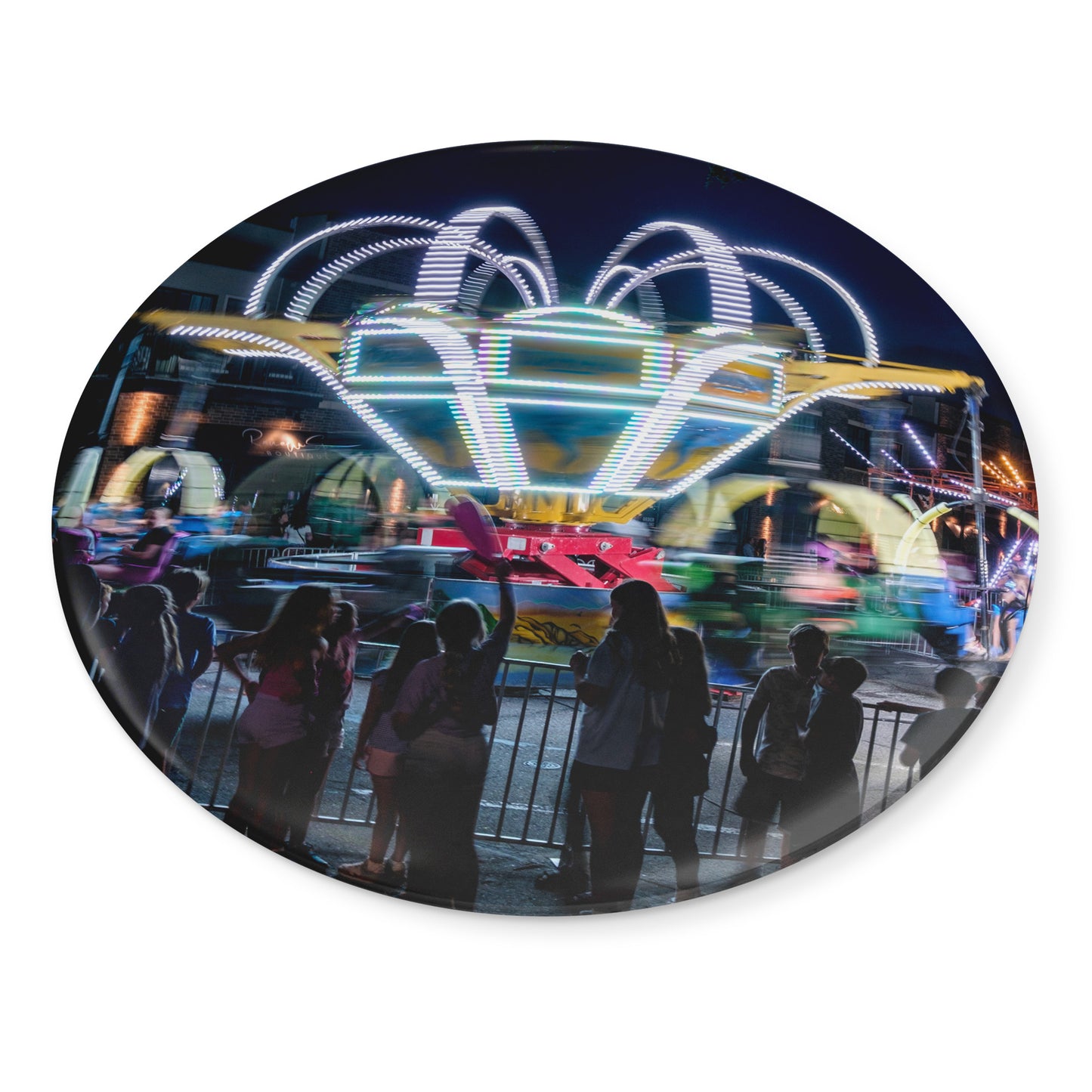 Round Button Magnet - Summer Nights