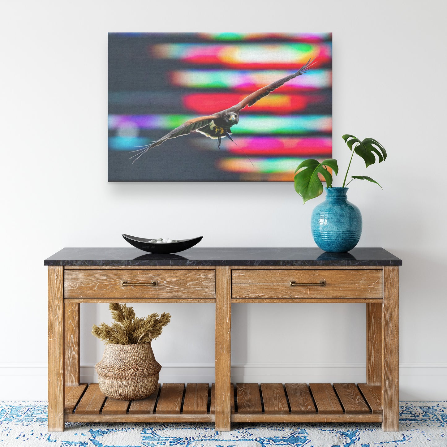 Wrapped Canvas Print - Falcon