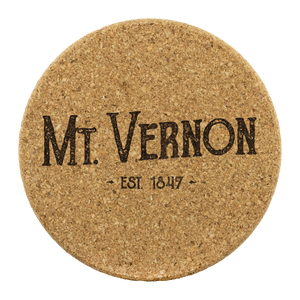 Hometown Mt Vernon 4 Pack Cork Coasters