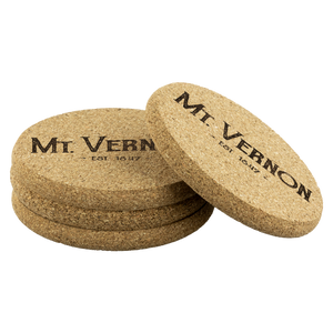 Hometown Mt Vernon 4 Pack Cork Coasters