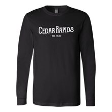 Hometown Cedar Rapids Long Sleeve Unisex Tee (6 Colors)