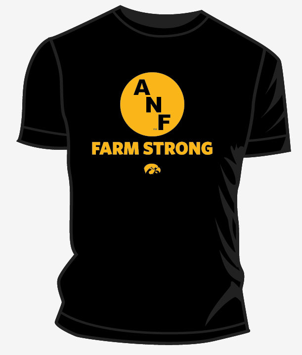 Iowa Hawkeye Clothing ANF Farm Strong T Shirt