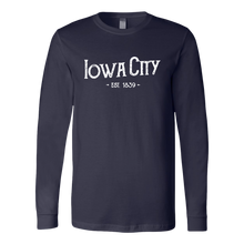 Hometown Iowa City Long Sleeve Unisex Tee (5 Colors)