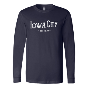 Hometown Iowa City Long Sleeve Unisex Tee (5 Colors)