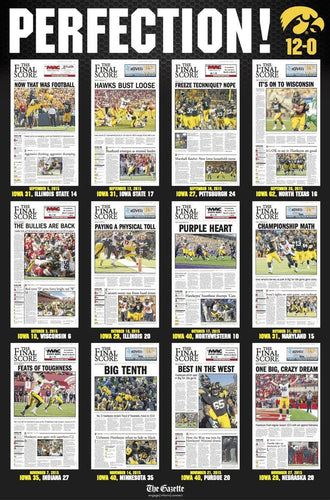 2015 Hawkeyes PERFECTION Poster