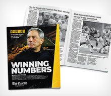 Iowa Hawkeye Gifts to your favorite Hawkeye Fan with this poster and Winning Numbers Booklet