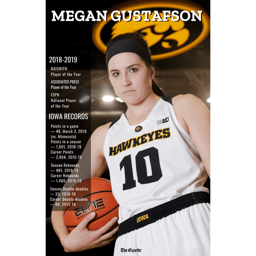 Megan Gustafson Career Dominance Poster