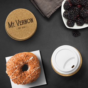 Hometown Mt Vernon 4 Pack Cork Coasters